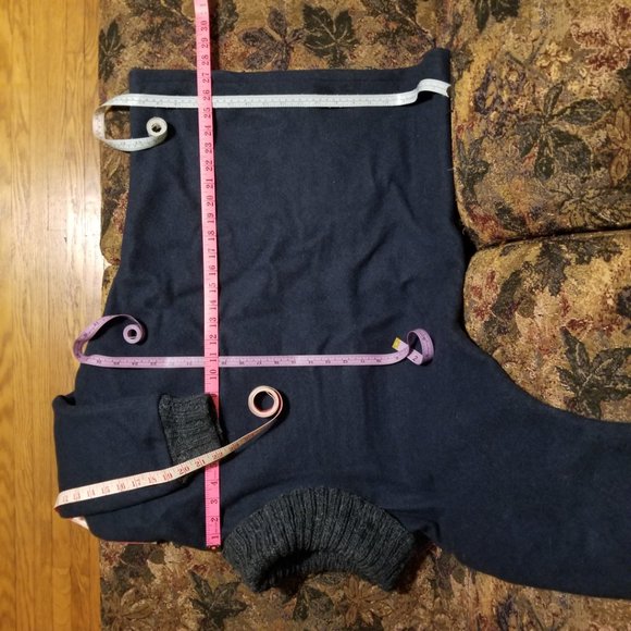 Green, heavy wool, lined, sweater/jacket, handmade, S, vintage 90s, in/outdoor - Picture 6 of 7